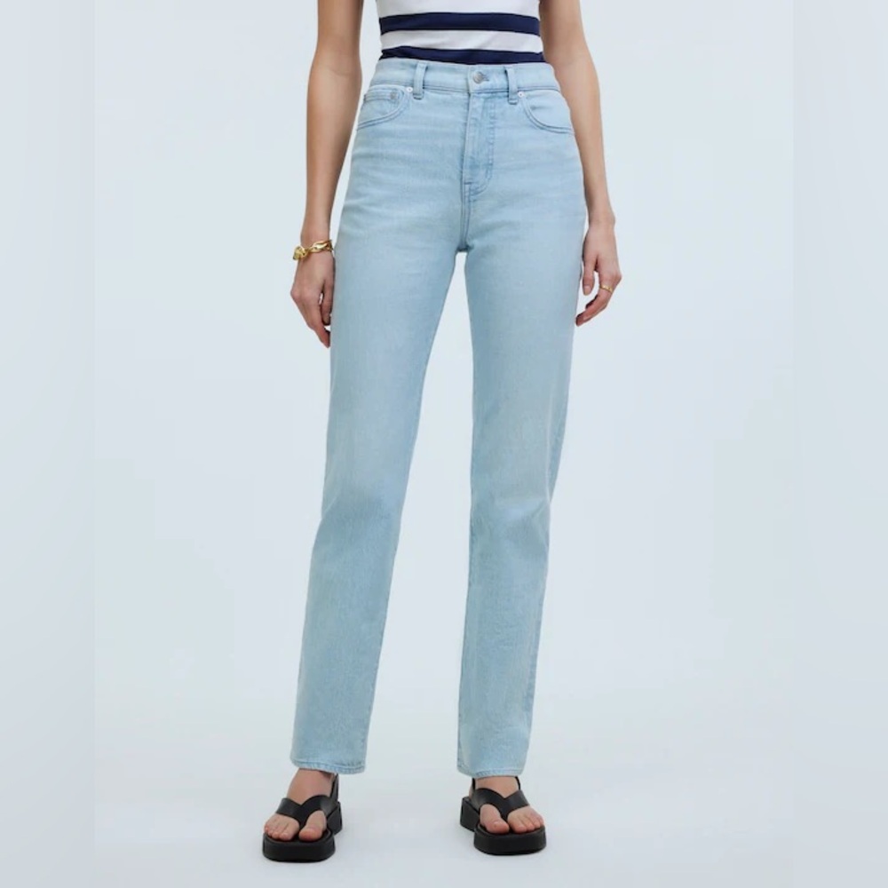 Madewell The ‘90s Straight Jean in Ward Wash, size 25